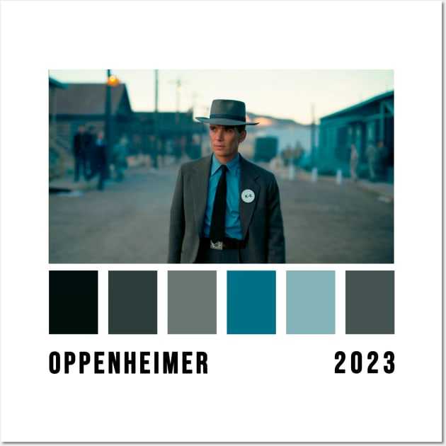 Oppenheimer Color Palette Movie Art Posters and Art Prints TeePublic